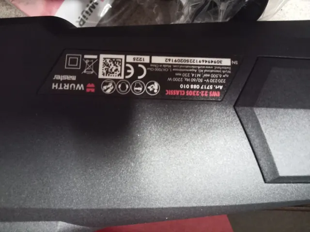 Smerigliatrice angolare Wurth