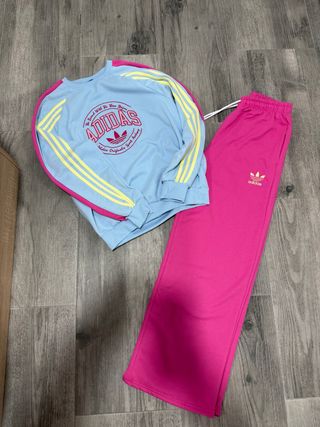 Conjunto  Chándal Azul y Rosa