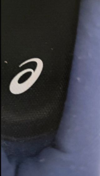 Zapatillas Asics running niña azul y amarillo