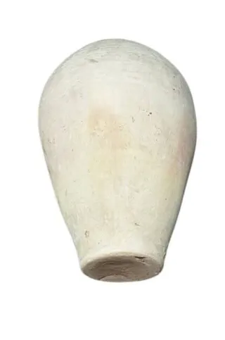 Giara in ceramica beige/grigia H45cm D35cm