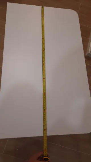 Escritorio patas forja metal y madera