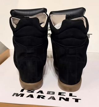 Isabel Marant Botines con cuña negros
