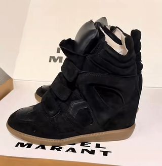 Isabel Marant Botines con cuña negros