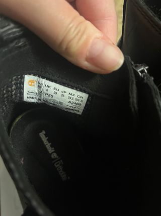 Stivaletti Timberland Donna Pelle Nera 39