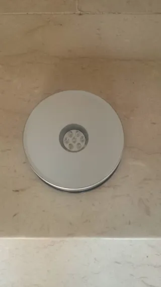 Expositor giratorio LED cristal espejo