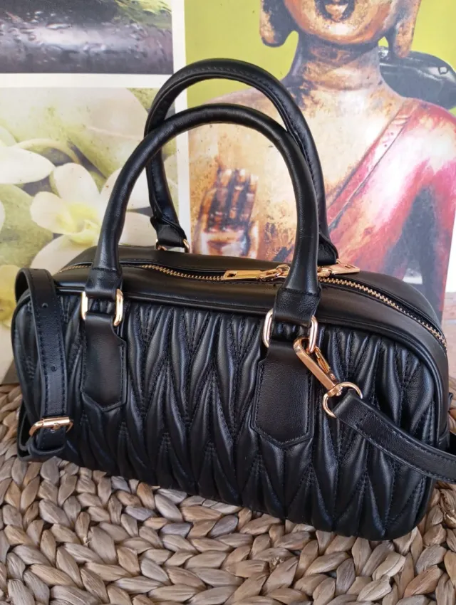 Bolso Negro Matelassé