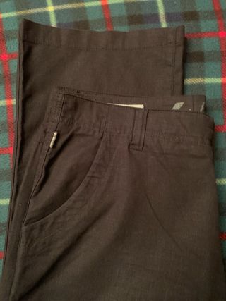 Pantalón Chino Caballero Negro Talla 34-US