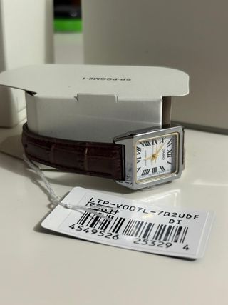 Reloj Casio Mujer Correa Marrón