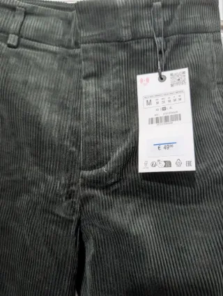 Pantalones pana Zara rectos T. M