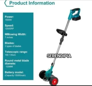 DESBROZADORA INALÁMBRICA-2 BATERÍAS GRAN CAPACIDAD