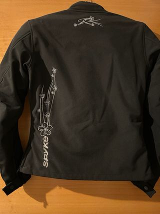 Chaqueta moto mujer Spyke flores
