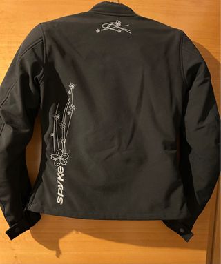 Chaqueta moto mujer Spyke flores
