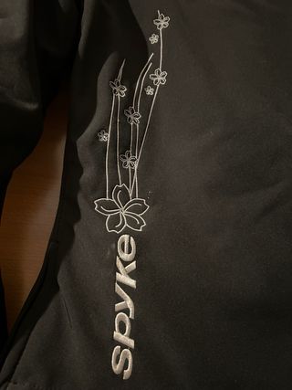 Chaqueta moto mujer Spyke flores