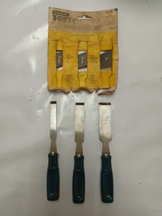 Juego 3 formones Stanley