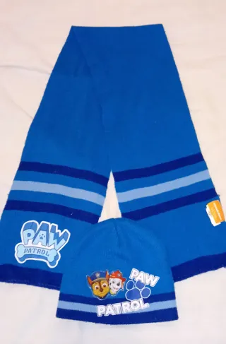 Bufanda y gorro Patrulla Canina