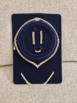 Set bigiotteria collana orecchini anello bracciale