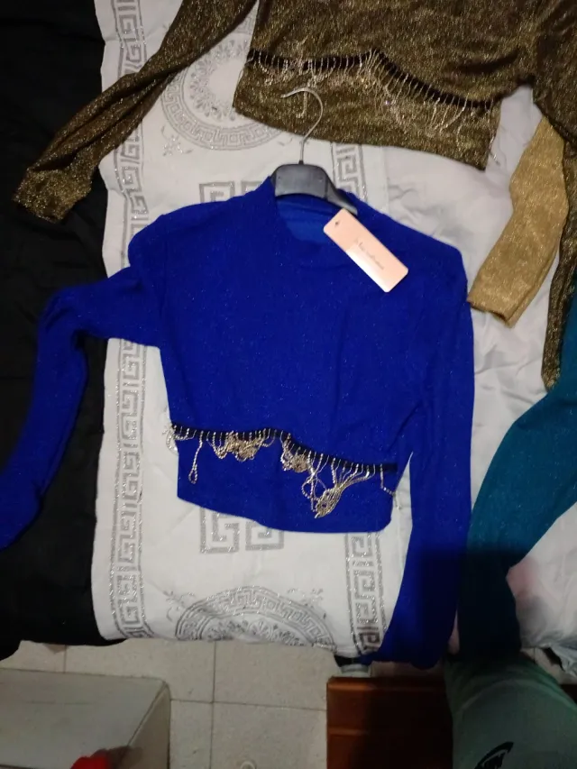 5 Camisetas Brillantes Mujer Talla Única