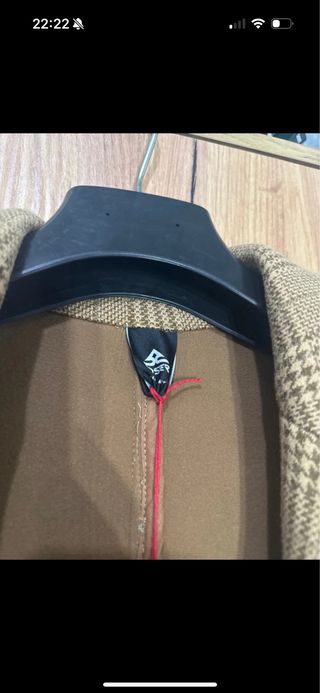 Cappotto lungo uomo beige/marrone