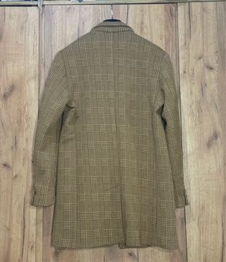 Cappotto lungo uomo beige/marrone