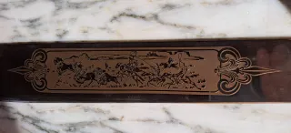 Machete decorativo con funda de Aguila Corneta.Inc