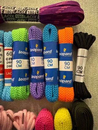 Cordones para zapatillas (19 pares)