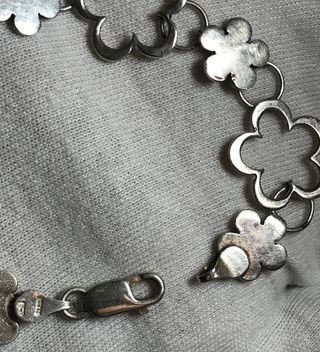 Pulsera Plata Ley Flores + Regalo