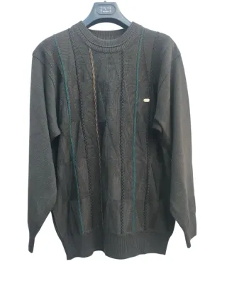 Maglione vintage verde oliva