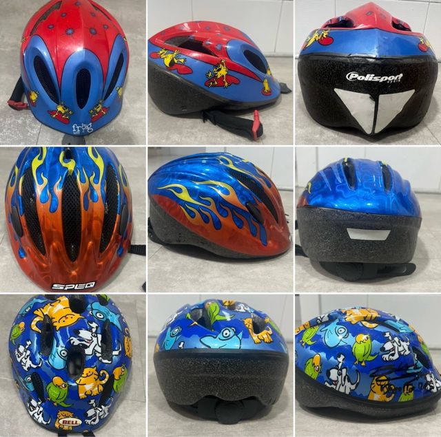 3 Cascos Bici Niñ@s