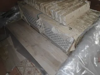 Suelo Porcelánico 24x88cm Balsain Beige