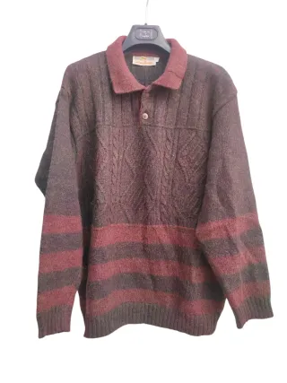 Maglione vintage bordeaux