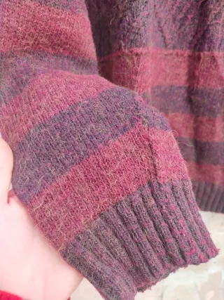 Maglione vintage bordeaux