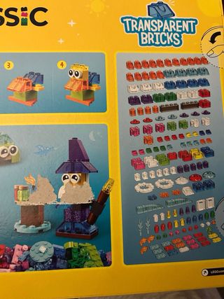LEGO Classic Ladrillos Transparentes 11013