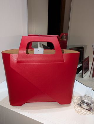 Borsa Maison Héritage Pelle Rossa