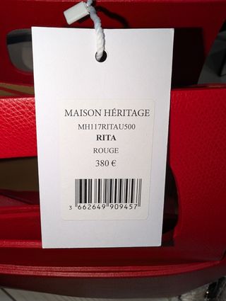 Borsa Maison Héritage Pelle Rossa