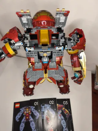 Lego 76210 Hulkbuster ORIGINALE + Istruzioni MOC