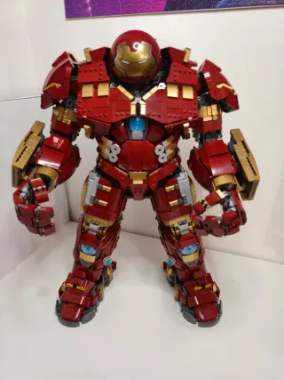 Lego 76210 Hulkbuster ORIGINALE + Istruzioni MOC