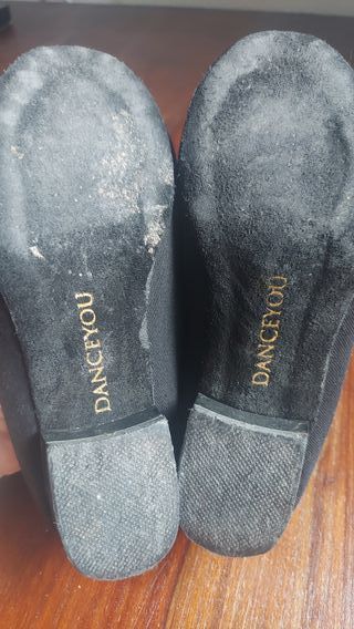 Zapatos de baile negros niña talla 28