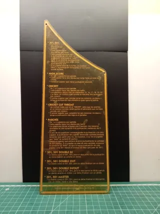 Reglas juegos dianas metacrilato Presas