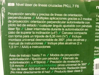 Nivel Láser Líneas Cruzadas PARKSIDE