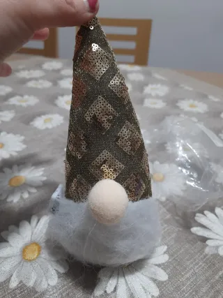 Fermaporta luminoso oro e bianco