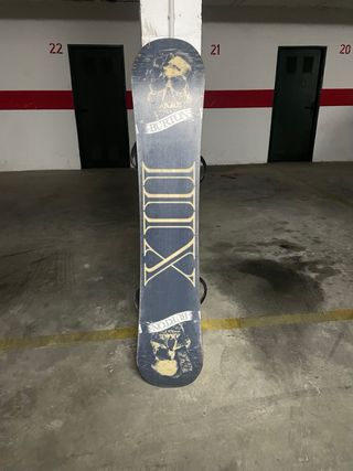 Tabla de Snowboard con Fijaciones