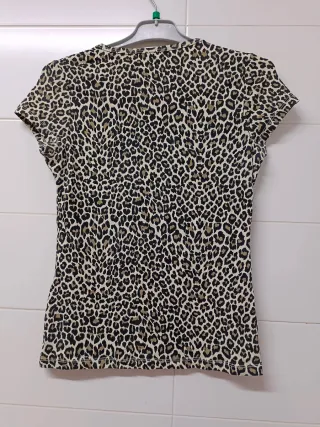 Blusa Zara Estampado Animal M