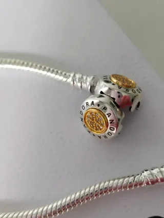 Pulsera Pandora Plata y Oro
