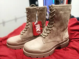Botas Xti Beige Talla 37 Nuevas