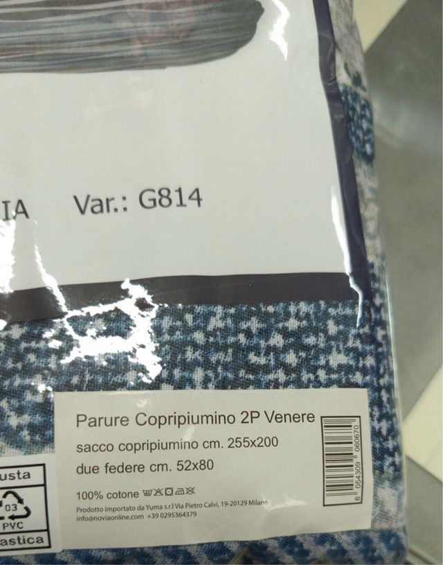 Copripiumino matrimoniale