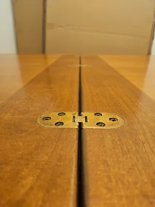 Mesa de comedor extensible madera 90x90 a 180x90