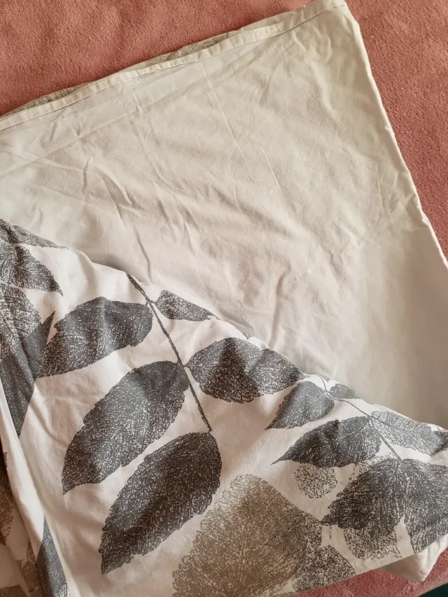 Juego de cama matrimonio hojas