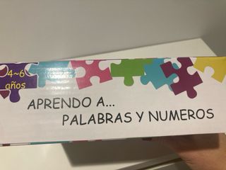 Puzzle Palabras y Números 4-6 años