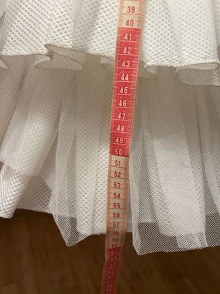 Cancán de niña blanco