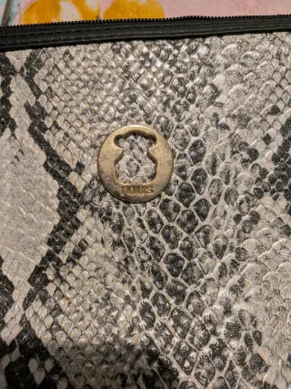 Bolso Cartera Tous Piel Serpiente